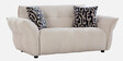 Romania Fabric 2 Seater Sofa In Frosty white Colour