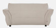 Romania Fabric 2 Seater Sofa In Frosty white Colour