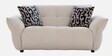Romania Fabric 2 Seater Sofa In Frosty white Colour