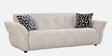 Romania Fabric 3 Seater Sofa In Frosty white Colour