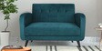 Rome Velvet 2 Seater Sofa in Green Colour