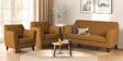 Rome Velvet  SofaSet  In Brown Color(3+1+1)