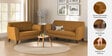 Rome Velvet Sofa Set In Brown Color (3+ 2)