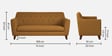 Rome Velvet Sofa Set In Brown Color (3+ 2)