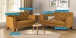 Rome Velvet Sofa Set In Brown Color (3+ 2)