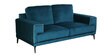 Trouville Velvet 2 Seater Sofa In Bottle Green Colour