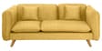 Romina Fabric 3 Seater Sofa in Yellow Colour