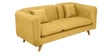Romina Fabric 3 Seater Sofa in Yellow Colour
