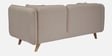 Romina Fabric LHS Sectional Sofa (2 + Lounger) In Beige Colour