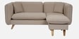 Romina Fabric LHS Sectional Sofa (2 + Lounger) In Beige Colour