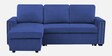 Rossary Fabric Sofa Cum Bed in Navy Blue Colour with Storage