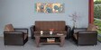 Rossini 3+1+1 Sofa Set in Dark Brown Colour
