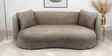 Rosy Arc 3 Seater Sofa In Brown Color