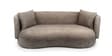 Rosy Arc 3 Seater Sofa In Brown Color
