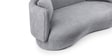 Rosy Arc 3 Seater Sofa In Grey Boucle Color