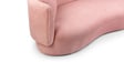 Rosy Arc 3 Seater Sofa In Pink Color