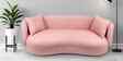 Rosy Arc 3 Seater Sofa In Pink Color