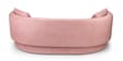 Rosy Arc 3 Seater Sofa In Pink Color