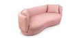 Rosy Arc 3 Seater Sofa In Pink Color