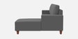 Roman Fabric LHS Sectional Sofa In Ash Grey Colour Roman Fabric LHS Sectional Sofa In Ash Grey Colour
