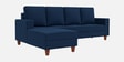 Roman Fabric RHS Sectional Sofa In Dark Blue Colour Roman Fabric RHS Sectional Sofa In Dark Blue Colour
