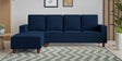 Roman Fabric RHS Sectional Sofa In Dark Blue Colour Roman Fabric RHS Sectional Sofa In Dark Blue Colour