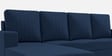 Roman Fabric RHS Sectional Sofa In Dark Blue Colour Roman Fabric RHS Sectional Sofa In Dark Blue Colour