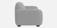 Royale Contemporary Houndstooth 3 Seater  Polyester Upholstered Sofa In Geometric Pattern