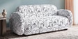 Royale Modern Muse 2 Seater Sofa In White Colour