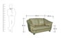 Royale 2 Seater Sofa in Ivory Colour