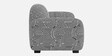 Royale Urban Maze 3 Seater  Polyester Upholstered Sofa In Optical Art Pattern