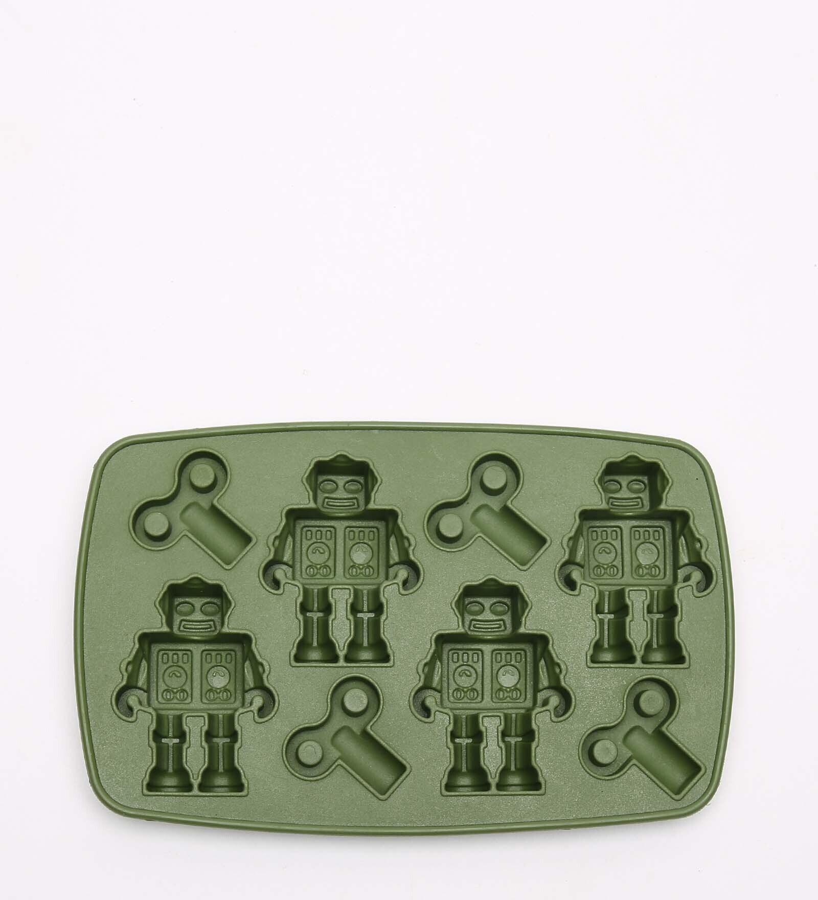 Robot Green Silicone Ice Tray