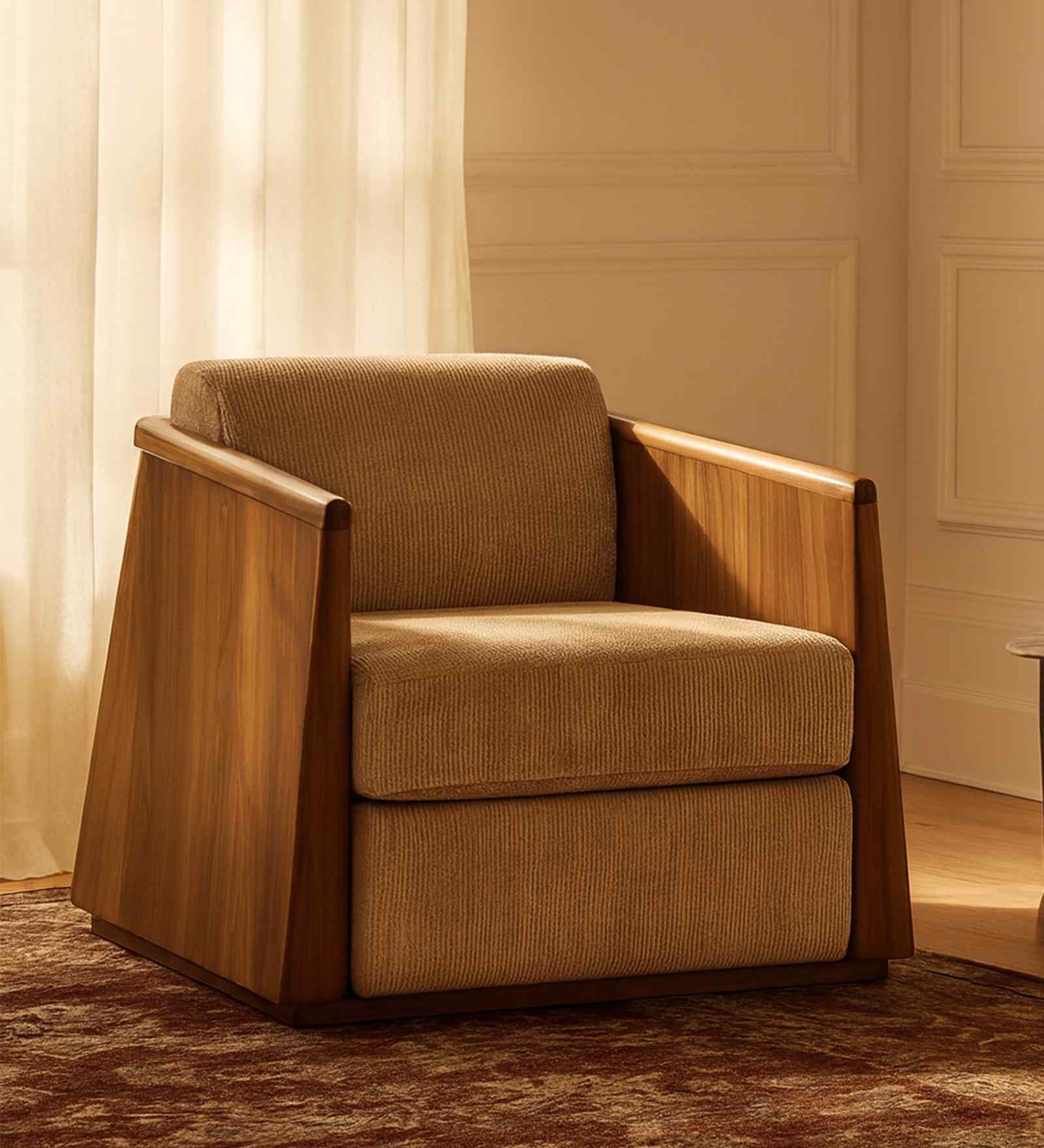 Roko Arm Chair In Ipiano Finish