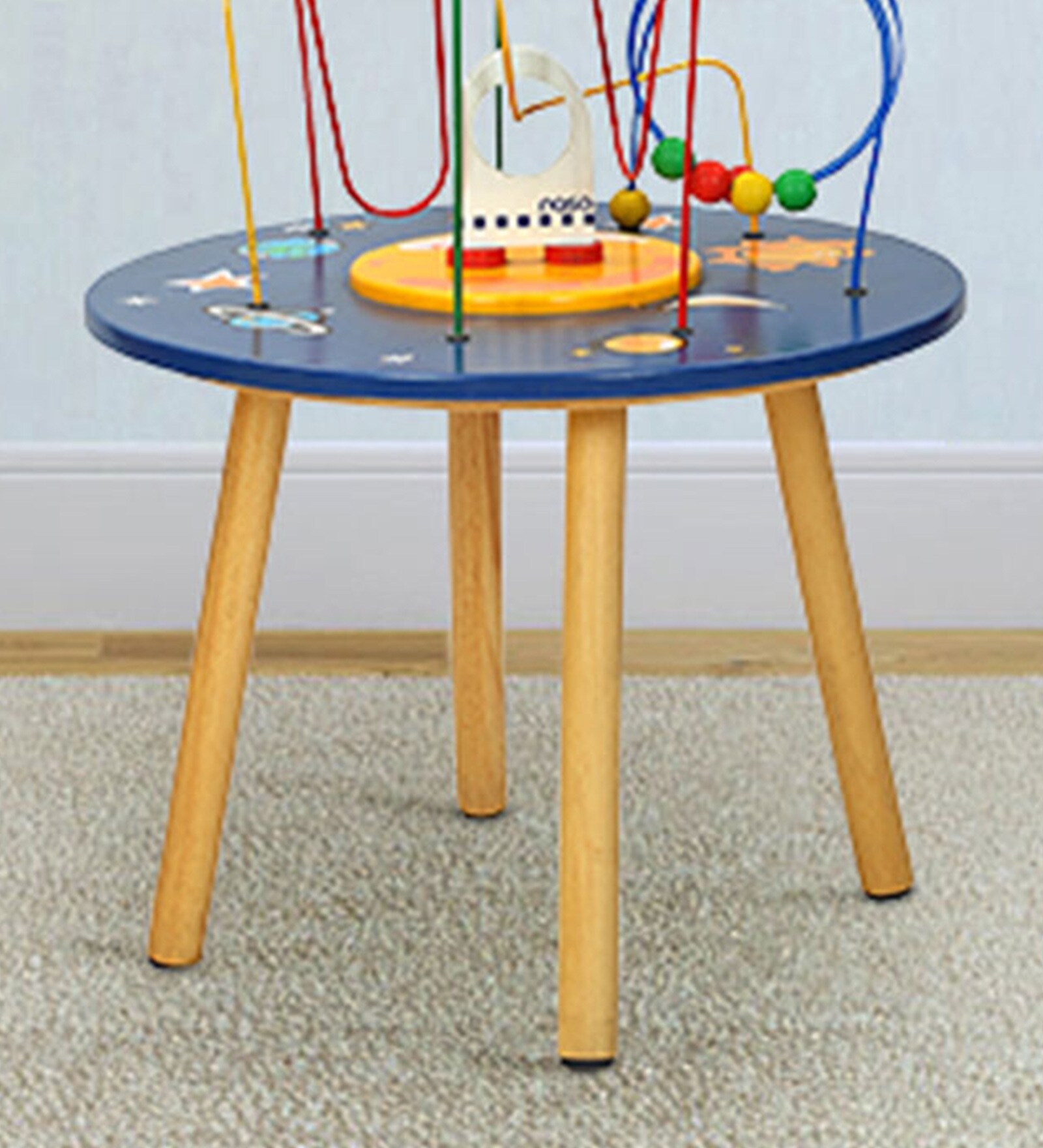 Buy Roller Coaster Table in Blue Color by Popcorn Online Kids