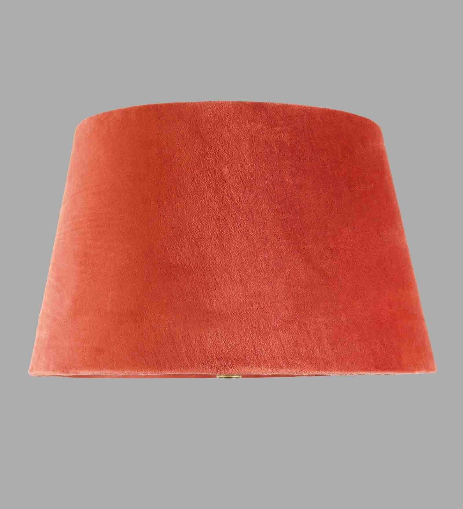 Roman Red Velvet Solid Lampshade