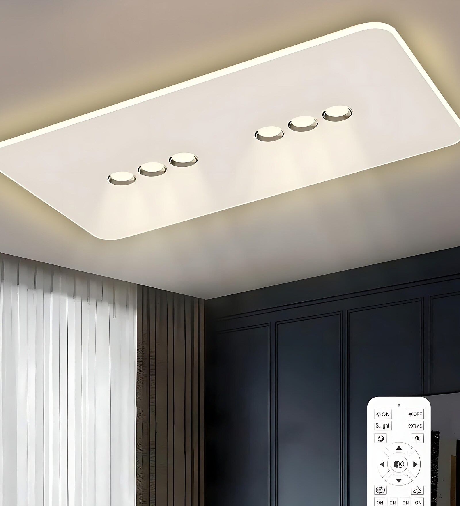 Romul 120W Smart LED Ceiling Chanderlier | WiFi Google & Alexa Voice Control | 3 Color Modes | Modern Luxury Lighting for Living Room, Dining, Hall & Bedroom
