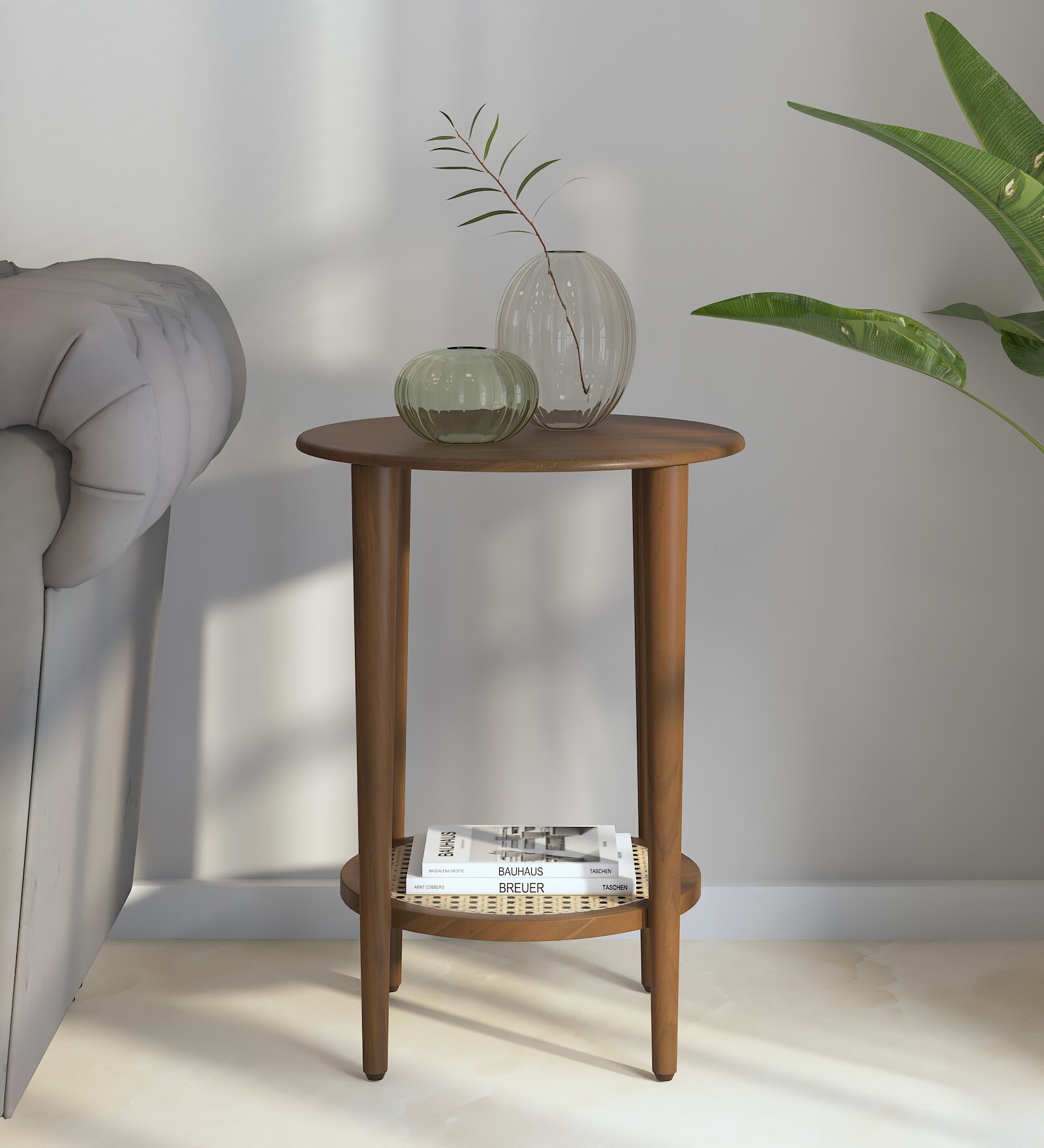 Buy Roni Teak Wood End Table In Natural Finish at 38 OFF by Mudramark