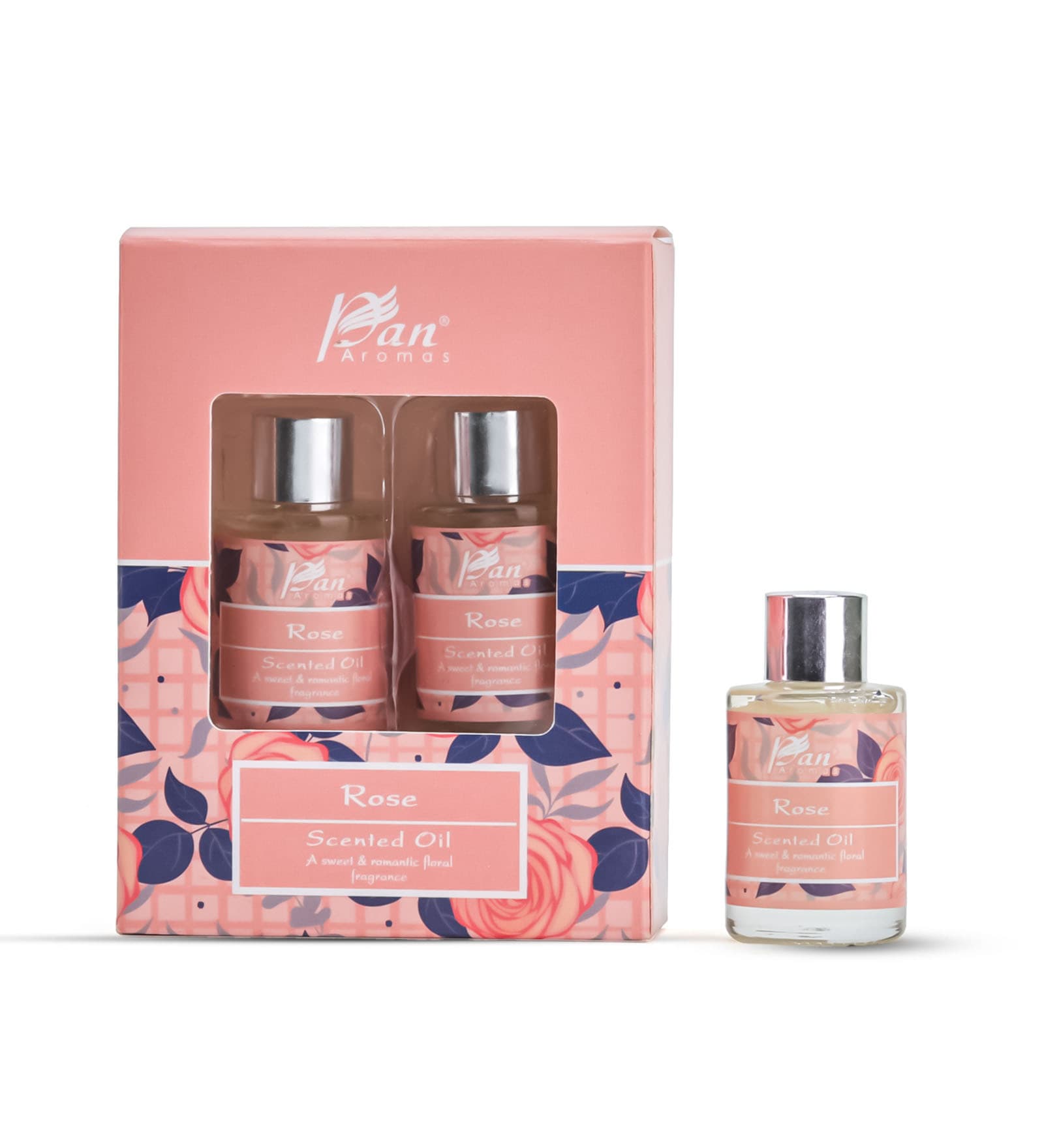 Rose Glass Aroma Oil (Red)