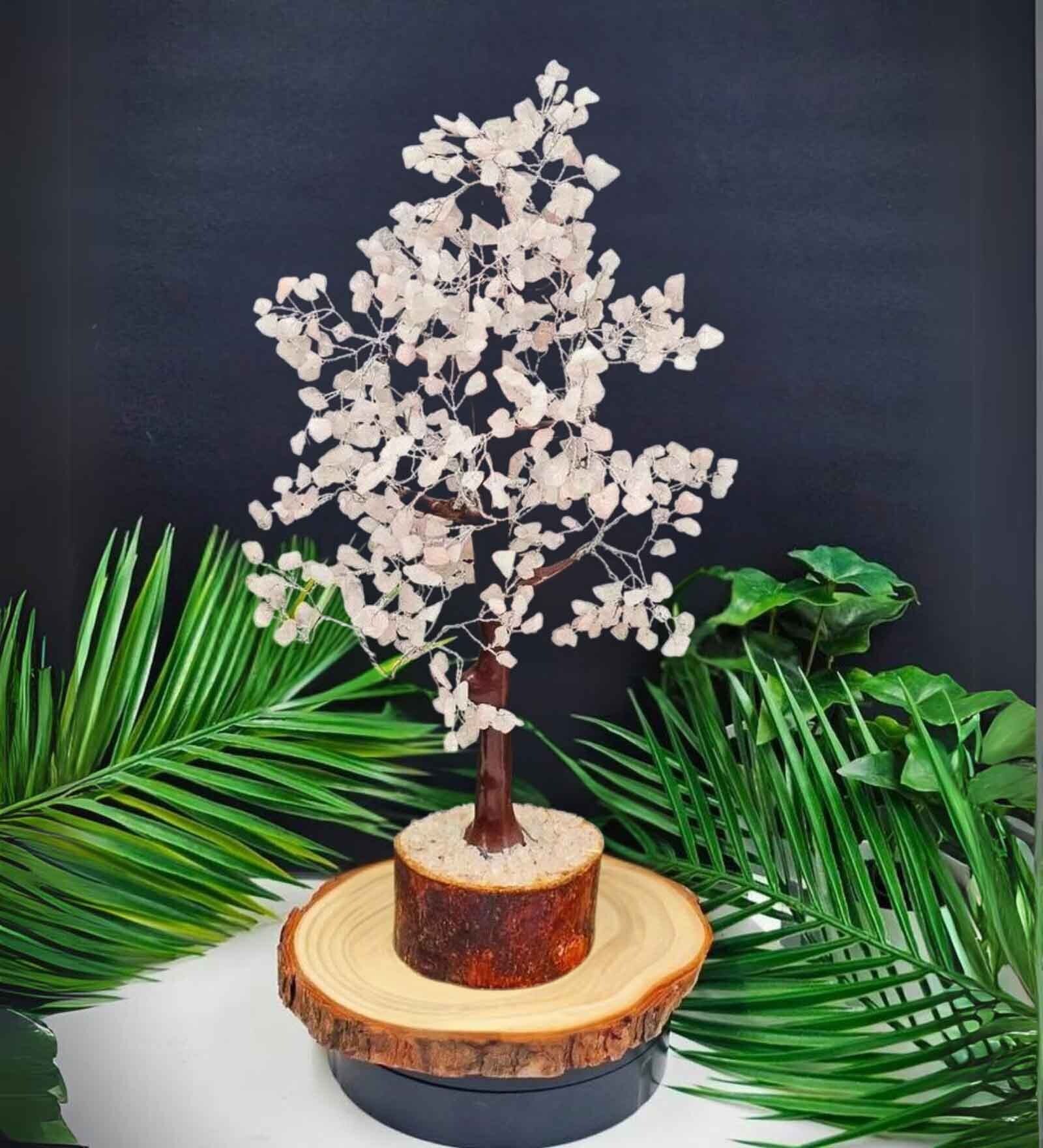 Rose Quartz Crystal Tree