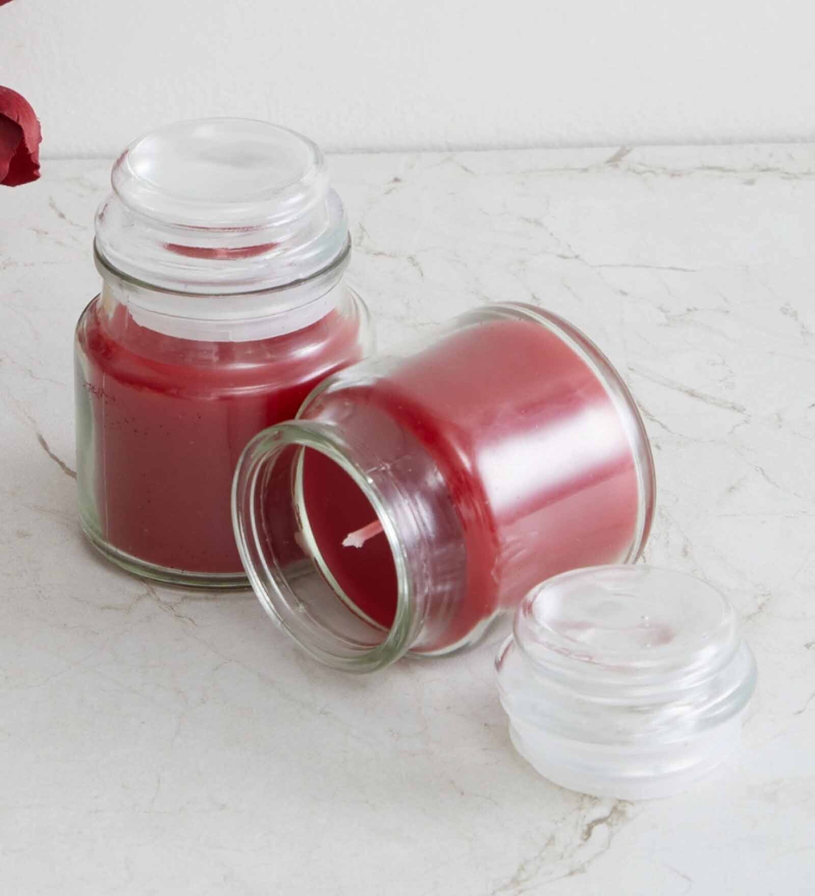 Buy Rose Set Of 2 Green Scented Jar Candles at 50% OFF by Aromatic ...