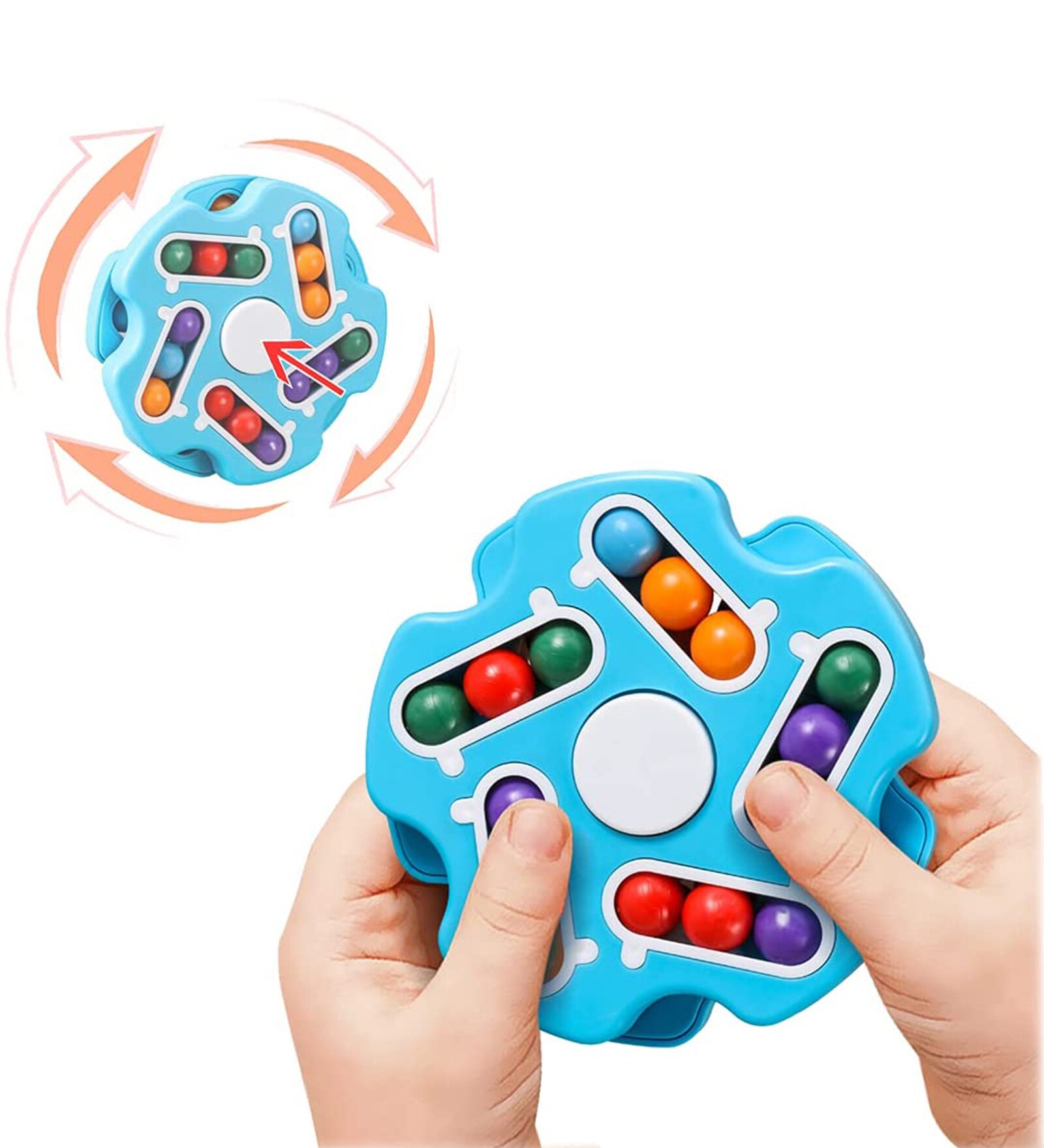 Buy Rotating Magic Bean Toys Fidget Spinner Magic Cube Toys By