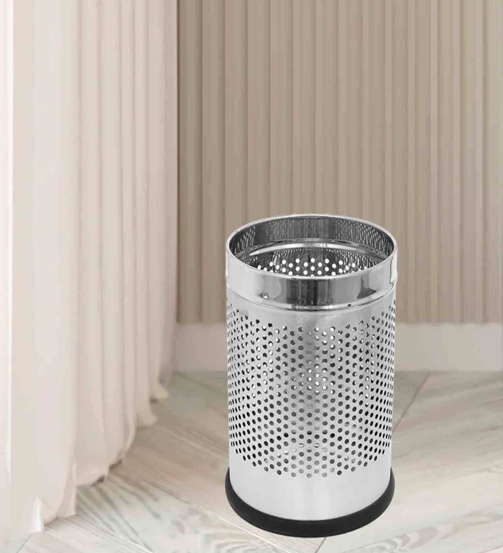 Round 1.8 Ltrs Stainless Steel Dustbin