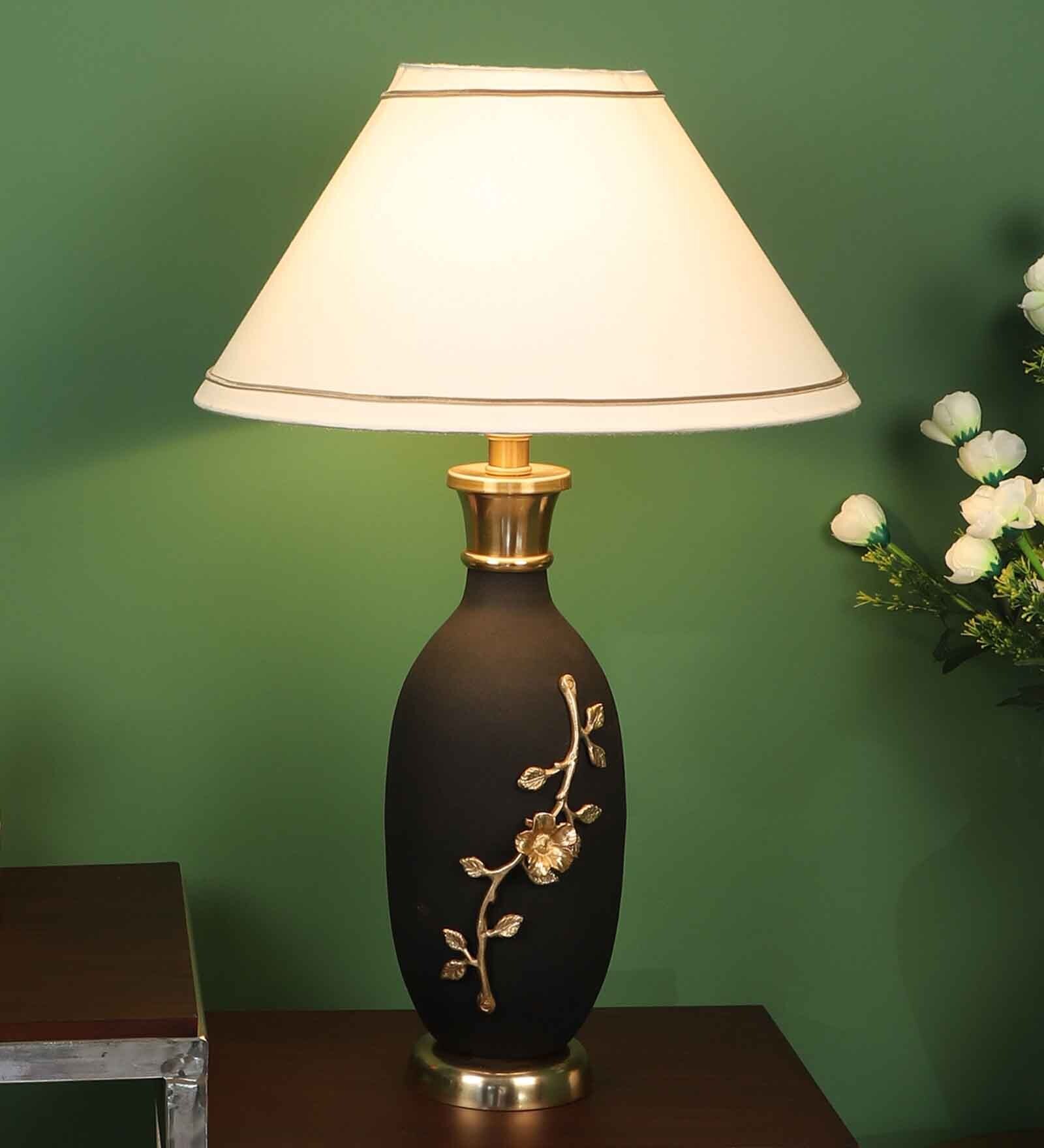 Round Bottle Table Lamp(Conical Shade )