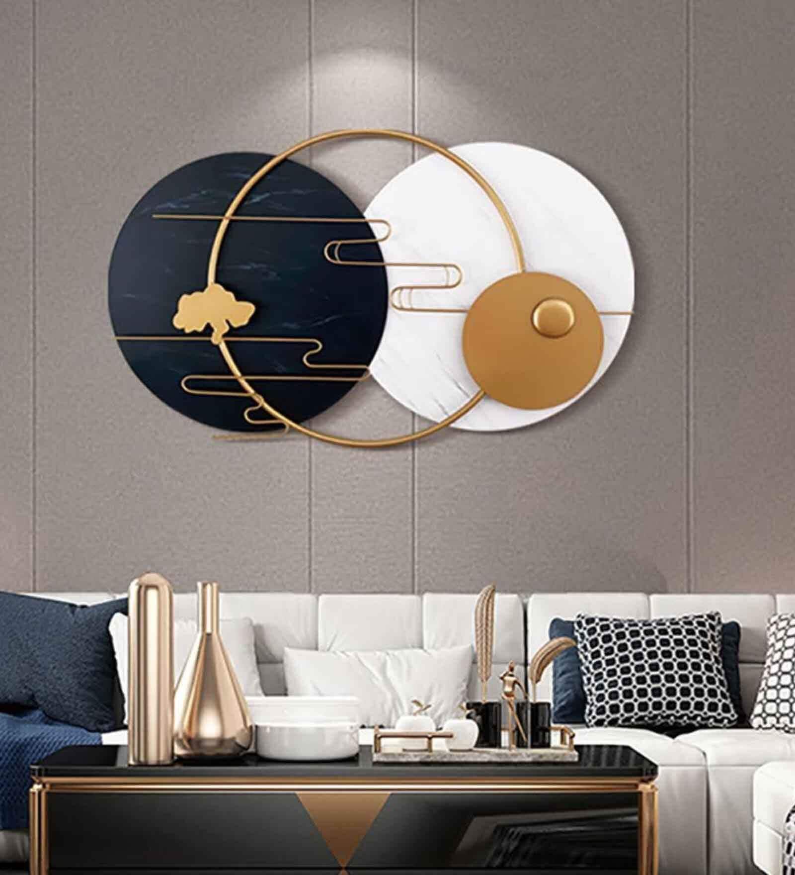 Round Metal Wall Art For Living Room