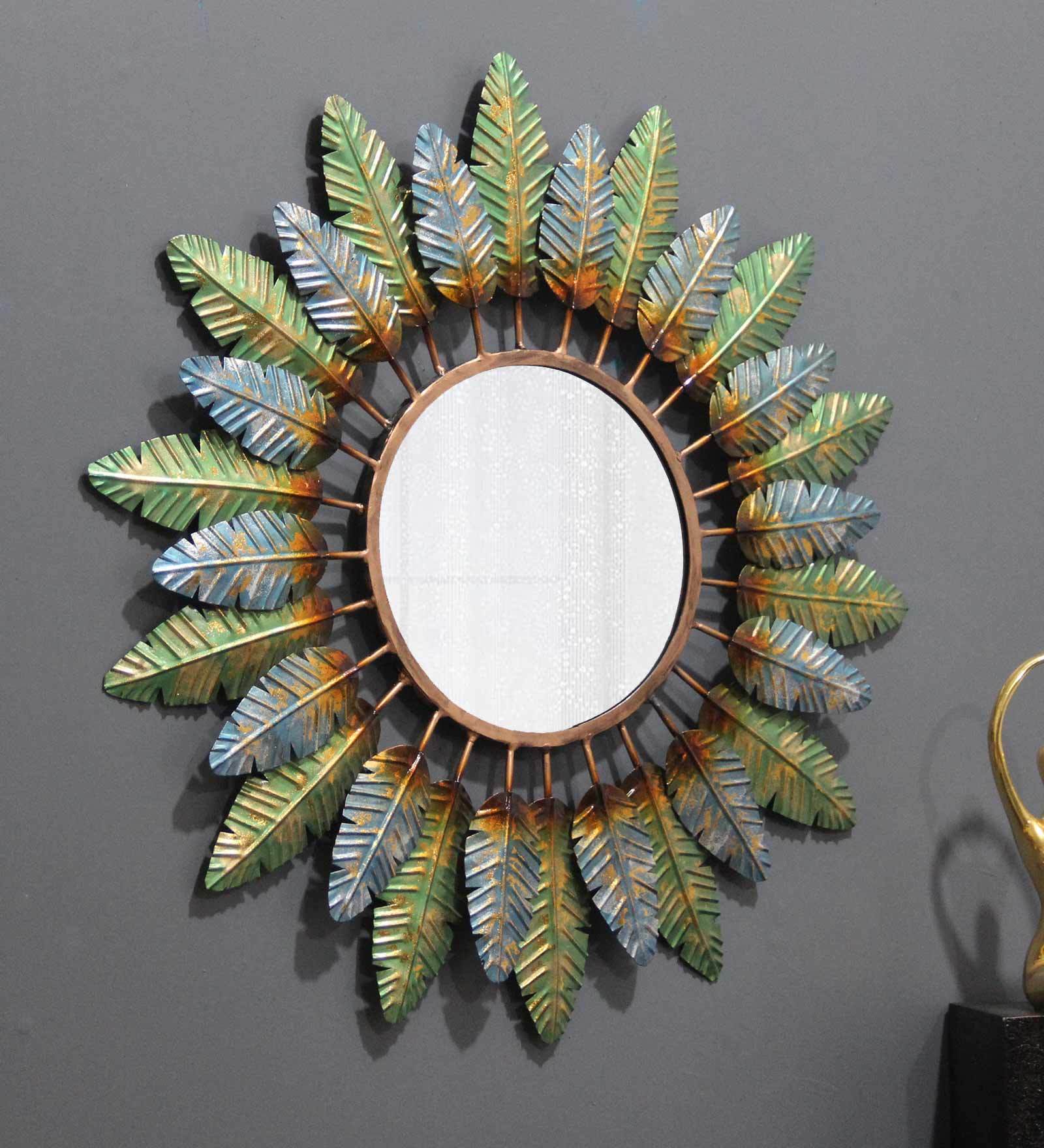 Multicolor Metal Gothic Decorative Mirror