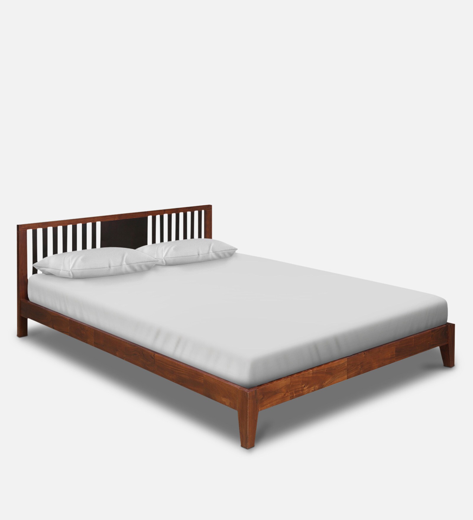 Acacia King Size Bed In Honey Brown Colour