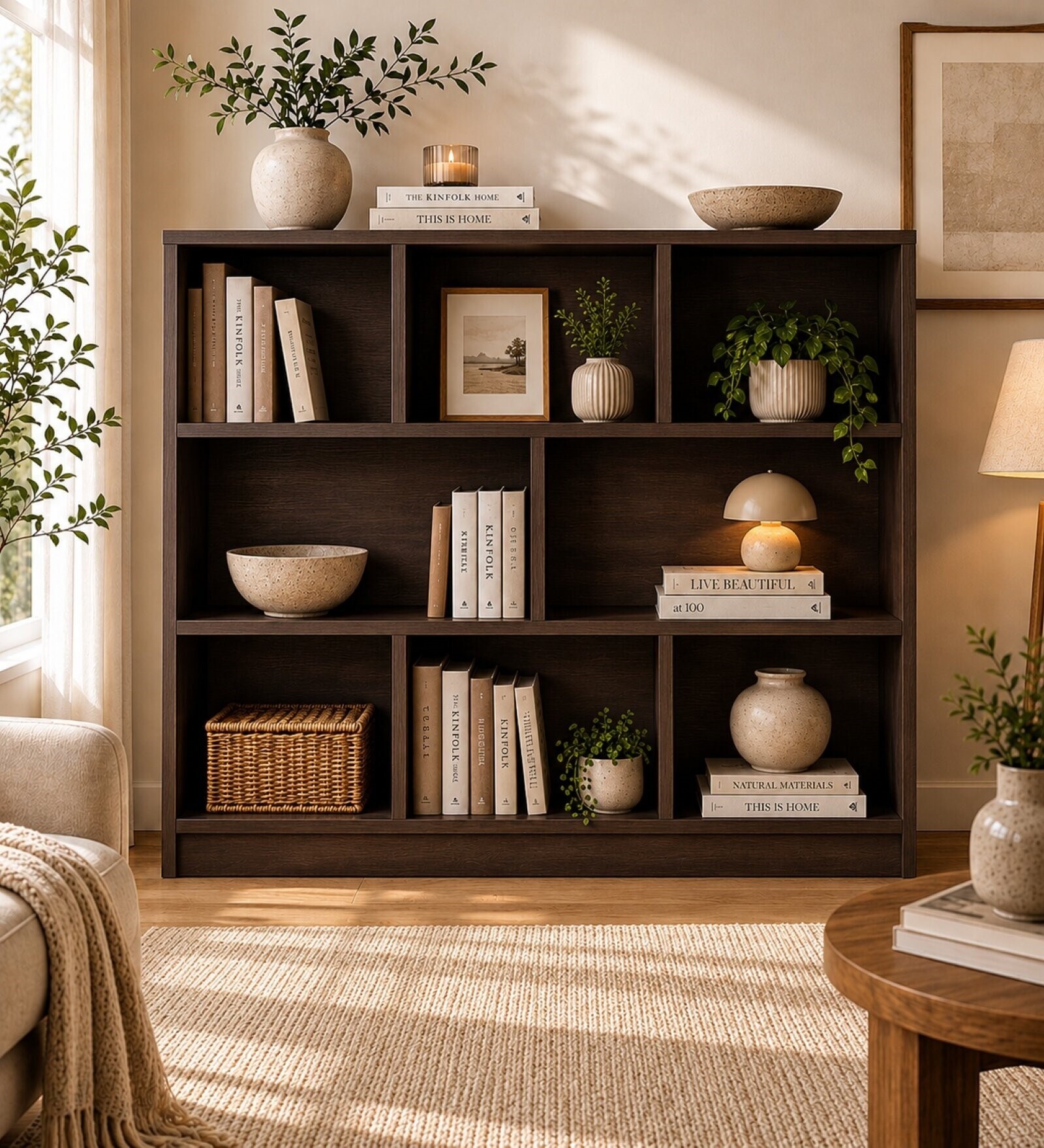 Royal Haven Grand Edition Book Shelf In Flowery Wenge Finish