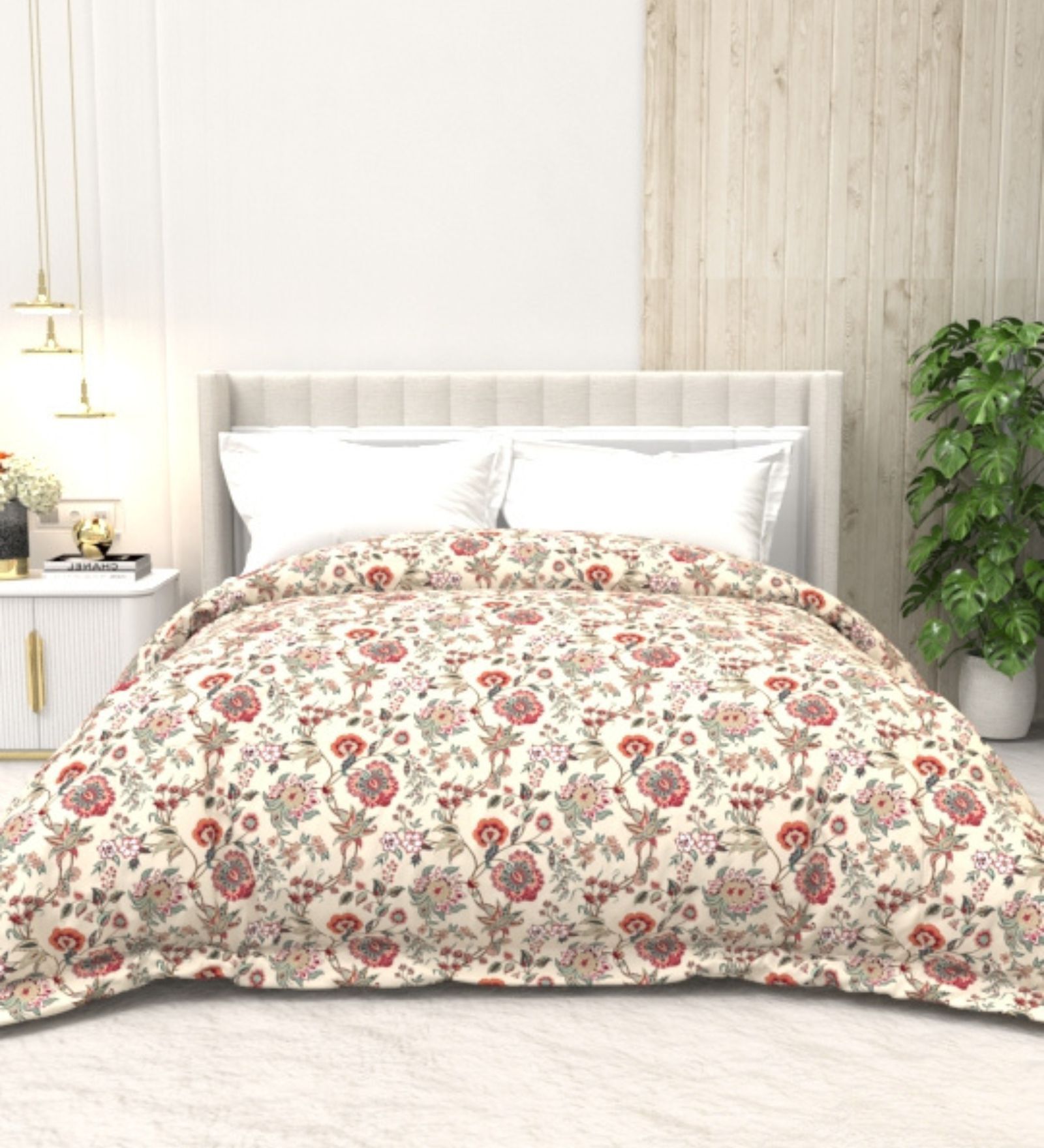 Royal Ruby Vines AC Comforter Single Bed Size 150cmx250cm