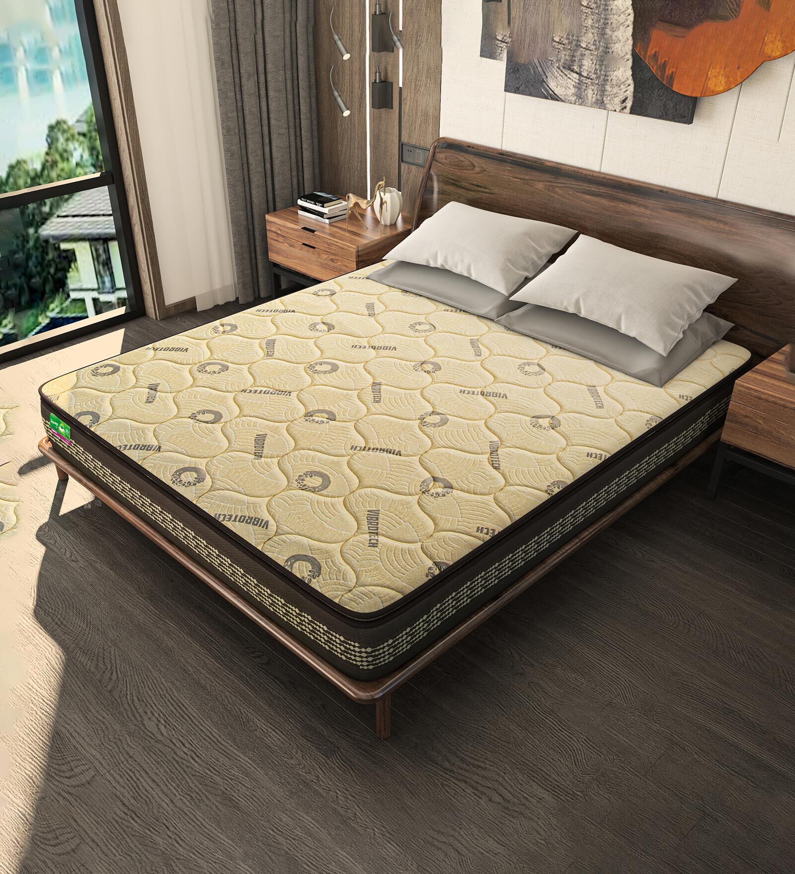 Royale VibroTech 8 inch Pocketed Spring King Size Mattress