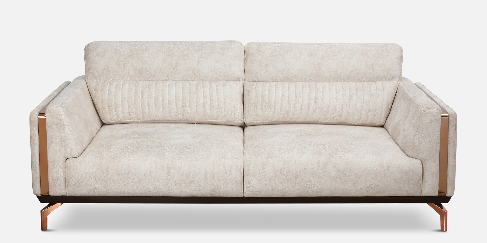 Buy Australia Fabric 3 Seater Sofa in Beige Colour at 36 OFF by Star